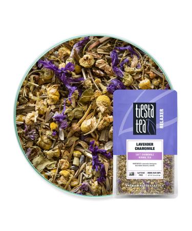 Tiesta Tea - Lavender Chamomile, Loose Leaf Soft Chamomile Herbal Tea, Non-Caffeinated, Hot & Iced Tea, 0.9 oz Pouch - 25 Cups, Natural, Stress Relief & Health Support, Herbal Tea Loose Leaf 0.9 Ounce (Pack of 1)