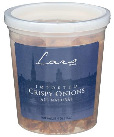 Lars Own, Onions Crispy, 4 Ounce - Buy Online on GoSupps.com