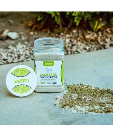 Zeofill Backyard Deodorizer - 8 lbs. | Eliminates Pet Urine Odors on Potty Patches | For Artificial Turf, Grass Lawns, Patios, Gravel, Concrete & Playgrounds | Odor Eliminator & Deodorizer - Buy Online on GoSupps.com