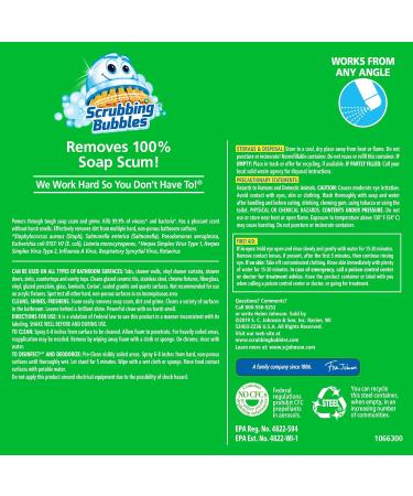 Buy Scrubbing Bubbles Bathroom Grime Fighter Disinfectant Aerosol - Floral Fusion 20 oz | International Shipping Available - Buy Online on GoSupps.com
