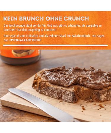 Ovomaltine Crunchy Cream - Cr me tartiner au chocolat croustillant sans huile de palme - tartiner doux avec des morceaux croustillants d'Ovomaltine - fabriqu en Suisse (1 x 380 g) Crunchy Cr me 380 g - Buy Online on GoSupps.com