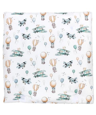 Buy TupTam Baby Changing Mat - Foxes in the Airplane 75x80 cm Includes 2 Terry Cloth Covers - International Shipping Available - Buy Online on GoSupps.com