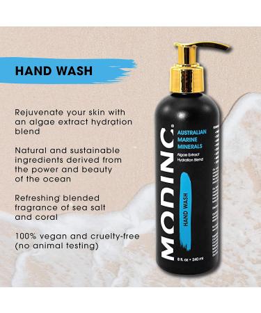 Luxury Hand Wash with Australian Marine Minerals & Algae Extract - Vegan Cruelty-Free Hydrating Formula | 8oz Pump - Buy Online on GoSupps.com