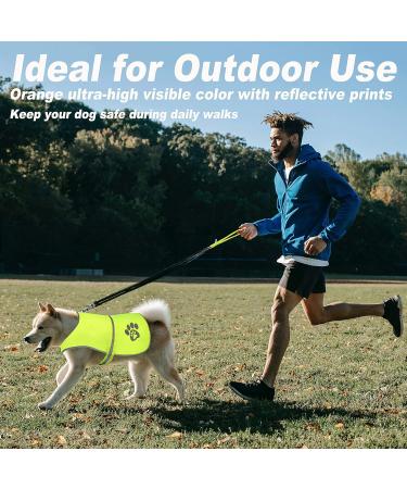 Spofly Neon Yellow Dog Vest - High Visibility Safety Jacket for Hunting & Outdoors | XS Size with Velcro Fastener - Buy Online on GoSupps.com