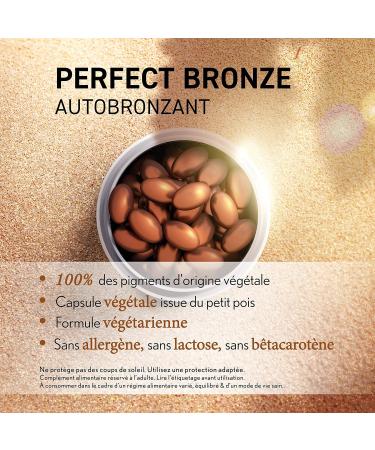 Oenobiol Perfect Bronze Self-tanning - Effective From The 1st Month Without Sun - Concentration Of 5 Pigments 100% Of Plant Origin - Food Supplement 30 Capsules - 1 Month Program - Buy Online on GoSupps.com