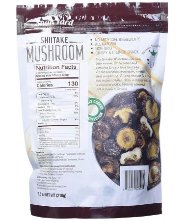 The Snake Yard Shitake Mushroom Crispy Crunchy Snack 7.5oz (Pack of 1) - Buy Online on GoSupps.com
