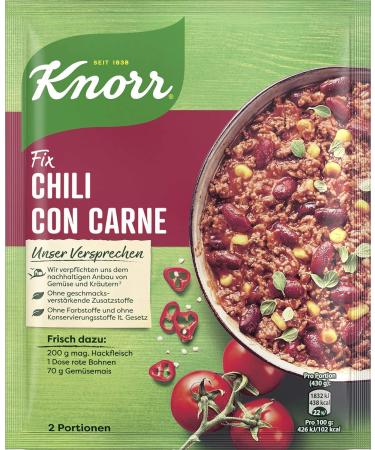 Buy Knorr Chili Con Carne Mix | Spicy Stew with Natural Ingredients | 33g (2 Pack) - International Shipping Available - Buy Online on GoSupps.com