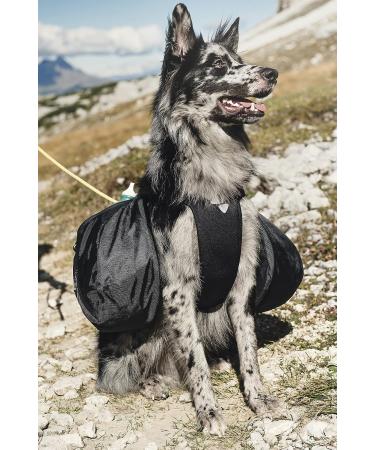 Hurtta Trail Pack Dog Backpack Raven - Medium (30-38 in, 40-80 lbs) - Buy Online on GoSupps.com