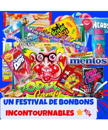 Box of American Sweets - Gourmet Box with Varied Flavors of the USA - Assorted Sweet and Original Treats (Sweet Americana) - Buy Online on GoSupps.com