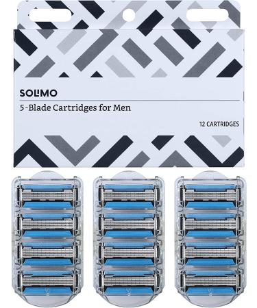 Solimo Men's Razor Refills 12-Pack + MotionSphere Razor with Dual Lubrication - 2-Pack - Buy Online on GoSupps.com