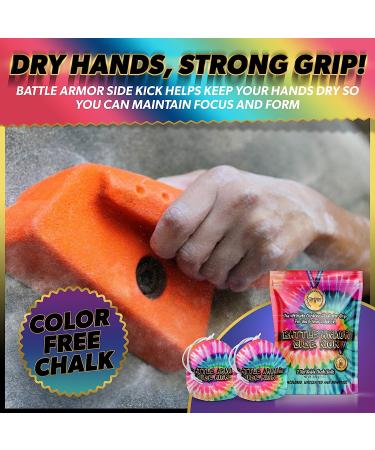 2 Pack Refillable Chalk Balls for Rock Climbing, Gymnastics, Weightlifting - 200g Workout Chalk for Hands - Buy Online on GoSupps.com