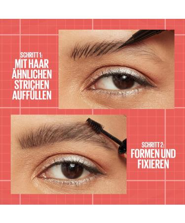 Shop Maybelline New York 2-in-1 Eyebrow Pencil No. 257 Medium Brown - Long-Lasting Vegan Formula for Defined Eyebrows | International Shipping - Buy Online on GoSupps.com