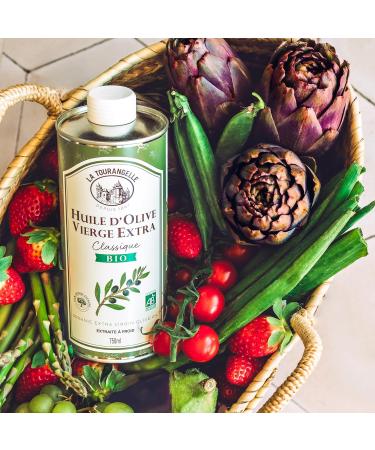 La Tourangelle - Extra virgin olive oil Organic - Cold extracted - Premium oil - Mix of arbequina and picual olives - 750ml - Buy Online on GoSupps.com