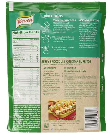 Knorr Rice Sides Cheddar Broccoli Dish - 5.7 oz (Pack of 4) - Buy Online on GoSupps.com
