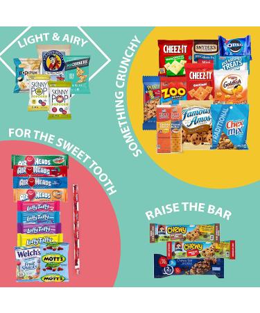 Valentine's Day Snack Box Variety Pack - 50 Count Galentine's Gift for Kids  Adults & Teens | Candy  Chips & Cookies - Buy Online on GoSupps.com