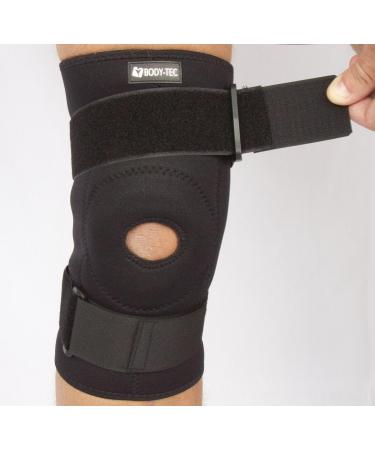 Body-TEC Hinged Neoprene Knee Support Brace with Multi Strap Design - Medium 36.5-42cm - Buy Online on GoSupps.com