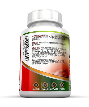 BRI Nutrition Ashwagandha - 1400mg - Mood & Energy Support (90 Count) - Buy Online on GoSupps.com