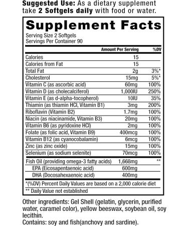 Cardiamin Heart Health Multivitamins - 90-Day Supply for General Wellness - Buy Online on GoSupps.com