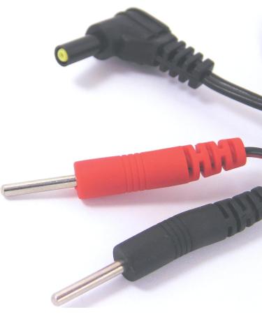 TENS/EMS Lead Wires Female to PIN Connection - 1 Pair | High-Quality Replacement Wires - Buy Online on GoSupps.com