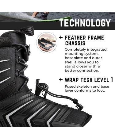 Radar Vector Waterski Boot | Front Feather Frame | Standard Fit - Buy Online on GoSupps.com