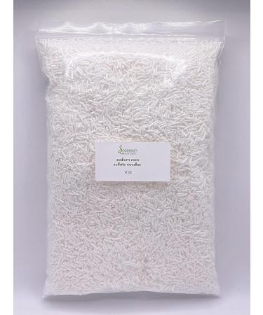 Soapeauty Coconut Oil SCS Noodles - 16 OZ for Skin Care, Shampoo, Conditioner, Soap Making Supplies - Buy Online on GoSupps.com