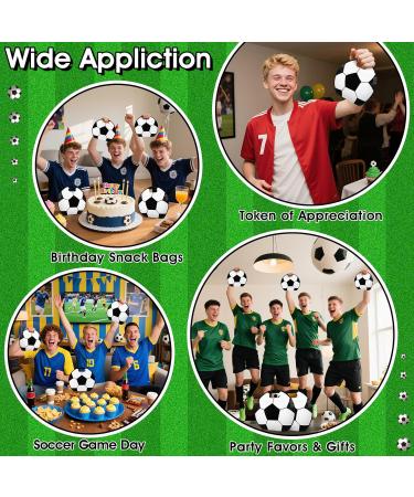 24pcs Soccer Snack Bags & 12 Pack Soccer Lip Balm - Buy Online on GoSupps.com