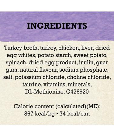 Beyond Wet Cat Food Cage-Free Turkey Sweet Potato & Spinach in Gravy - 85 g Can (12 Pack) - Buy Online on GoSupps.com