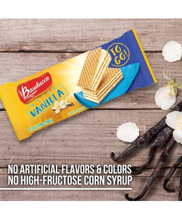 Bauducco Mini Wafer Cookies - Chocolate & Vanilla Flavored - Crunchy 3-Layered Treat - 31 oz (Pack of 22) - Buy Online on GoSupps.com