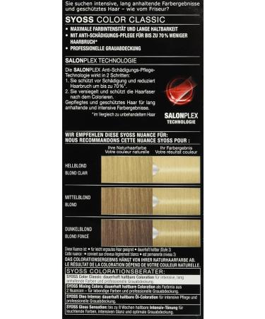 Syoss Hair Color 3 Pack 9-5 Cool Pearl Blonde 3 x 115ml - Buy Online on GoSupps.com