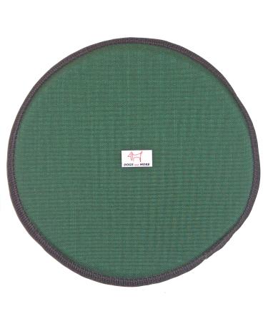 DOGS and MORE - Floatable fabric Frisbee (large) / Frisbee disc / dog toy green