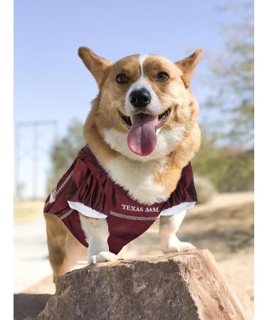 Officially Licensed Pets First NCAA Tennessee Volunteers Mesh Jersey for Small Dogs & Cats | Texas A & M Mesh Jersey for Big Dogs | College Team Apparel for Pets - Buy Online on GoSupps.com