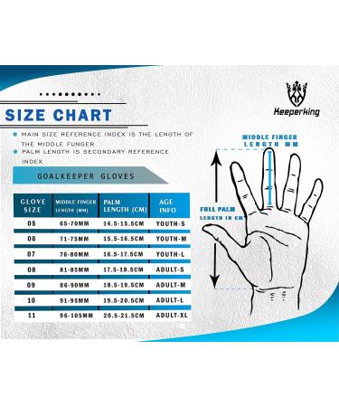 Keeperking Goalkeeper Gloves - Professional Adult Football Gloves with 4mm Grip | Unisex & Junior Sizes | Multiple Colors Available - Buy Online on GoSupps.com