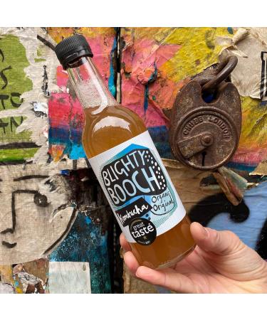 Big Blighty Baby - Kombucha Black Tea Starter SCOBY - 5L at Home - Certified Organic - Make Your Own - Blighty Booch Baby - Vegan Symbiotic Culture of Bacteria and Yeast with Starter Fluid - Buy Online on GoSupps.com