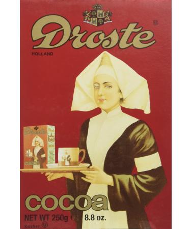 Droste Cocoa Powder Dutch Style Cocoa for Baking Desserts and More, 8.8 Ounce (Pack of 3) Standard Packaging