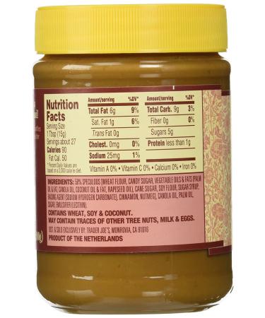 Trader Joe's Speculoos Crunchy Cookie Butter 14.1oz - Irresistible Spread - Buy Online on GoSupps.com