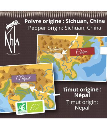 Khla - Coffret Trio de Poivres Rares - Sichuan & Timut - En Grains - Coffret Cadeau Cuisine - Baies Sichuan Rouge Vert - pices Poivres du Monde - Recharge Moulin - Asie Chine N pal - Buy Online on GoSupps.com