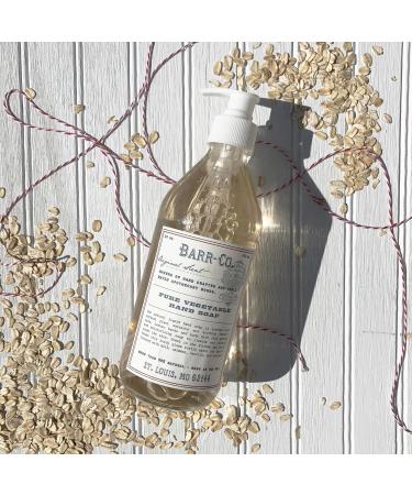 BARR-CO. Original Scent Hand Soap - Vegan Liquid Soap with Oat Vanilla & Vetiver | 16 fl oz - Natural Bathroom & Kitchen Cleanser - Buy Online on GoSupps.com