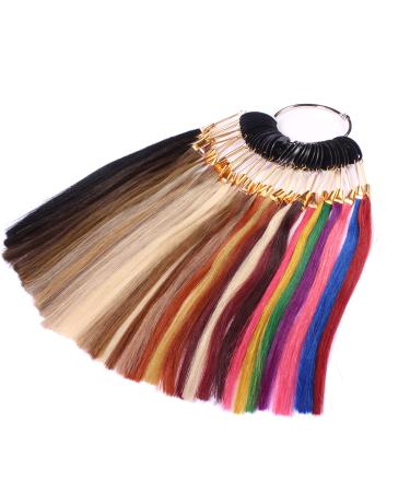 hair2heart color sample strands set color ring sample of all hair colors extensions