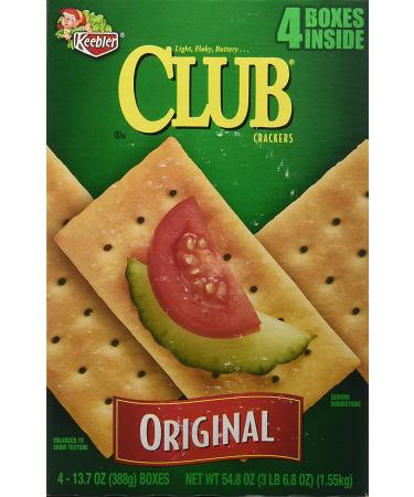 Keebler Original Club Crackers - 4 Pack, 13.7 oz. Boxes - Buy Online on GoSupps.com