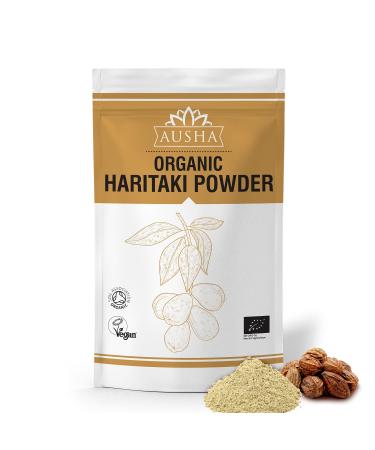Ausha Organic Haritaki Powder 100g | Terminalia Chebula l Constipation Relief Detox| Certified Organic