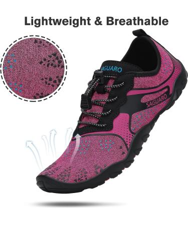 SAGUARO Water Shoes Quick Dry Anti-Slip for Men & Women - Pink, Size 8 Women/6.5 Men - Buy Online on GoSupps.com