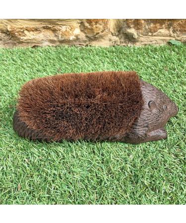 Antique Vintage Cast Iron Door Hedgehog Heavy Shoe Boot Scraper Brush Cleaner 27cm - Buy Online on GoSupps.com