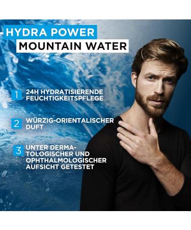 L'Or al Men Expert Hydra Power Shower Gel & Shampoo 250ml | Hydrating Men's Body Care with Mountain Water - Buy Online on GoSupps.com
