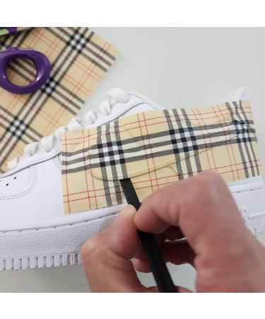 Tan Plaid Sneakal Sheet - Customize Your Sneakers Easily! - Buy Online on GoSupps.com