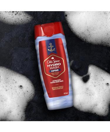 Old Spice Men's Body Wash Moisturizing Hydro Wash Captain Scent 473ml Bergamot 473 ml (Pack of 1) - Buy Online on GoSupps.com