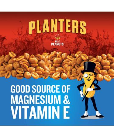 Planters Heat Peanuts 1.75 oz (Pack of 18) - Spicy Snack Packs for On-the-Go Crunch - Buy Online on GoSupps.com