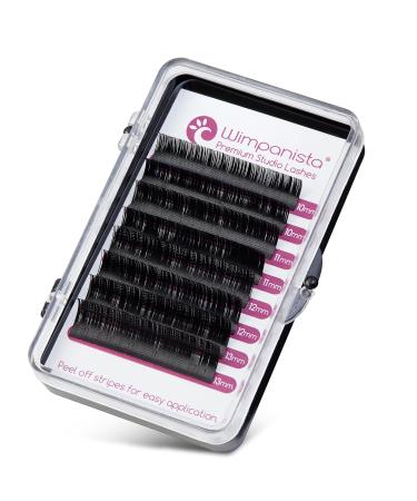 Silk Eyelashes | Individual D Curl Extensions | 0.20mm Thickness | 10-13mm Mix | 8 Strips - Wimpanista - Buy Online on GoSupps.com