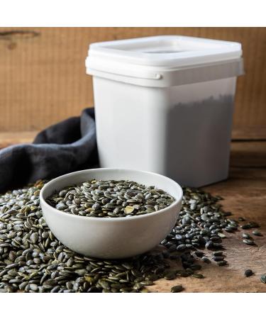 Premium 3.5kg Unsalted Green Pumpkin Seeds - Raw Vegan Shellless Untreated Snack by Your Brand  - Buy Online on GoSupps.com