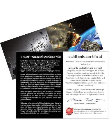 Real Shooting Star Meteorite - Unique Gifts from Nature | 17-25g Certified Meteorite Stones in Pouch - Buy Online on GoSupps.com