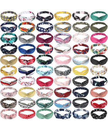 Janinka 60 Pcs Boho Knotted HairBands for Women's Hair Bulk  Twist Knotted Headband Non Slip Head Wraps for Wigs washing face  Stretchy Floral Bandeau Hairband Hair Accessories - Buy Online on GoSupps.com